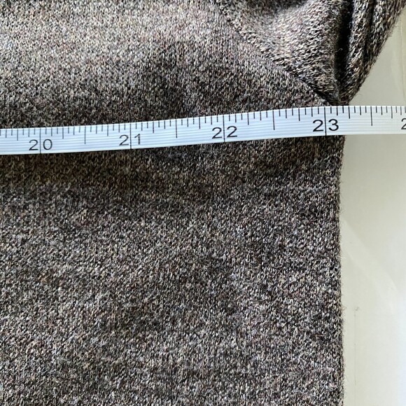 True Rock Brown Quarter Zip Sweater Long Sleeve Cotton Blend Knit Menswear Sz XL - Picture 9 of 10